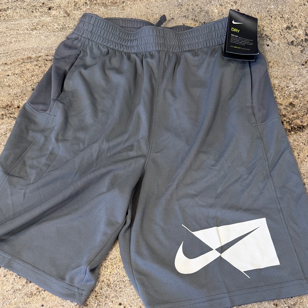Nike boys Athletic Gray Shorts